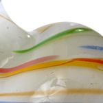 Blown glass vase, 'Carnival' - Unique Central American Handblown Recycled Glass Vase