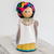 Pinewood and cotton display doll, 'San Cristobal Totonicapan' - Pinewood and cotton display doll (image 2) thumbail