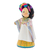 Pinewood and cotton display doll, 'San Cristobal Totonicapan' - Pinewood and cotton display doll (image 2c) thumbail