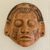 Ceramic mask, 'Maya Glyphs' - Collectible Ceramic Mask from Central America thumbail