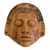 Ceramic mask, 'Maya Glyphs' - Collectible Ceramic Mask from Central America (image 2a) thumbail