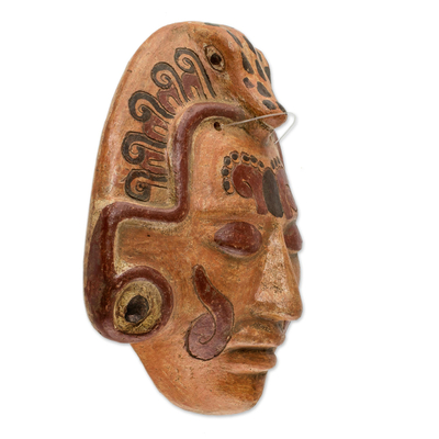 Keramikmaske - Archäologische Wandmaske aus Keramik