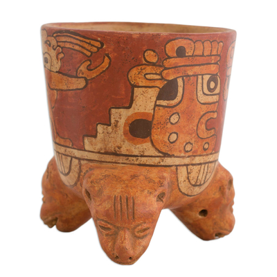 Archaeological Ceramic Bowl Centerpiece from Central America