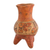 Ceramic vase, 'Maya Life' - Unique Decorative Guatemalan Ceramic Vase