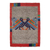 Wool rug, 'Maya Bird at Dusk' - Artisan Crafted Animal Themed Wool Area Rug (image 2a) thumbail