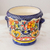 Ceramic flower pot, 'Blue Garden' - Ceramic flower pot (image 2) thumbail