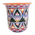 Ceramic flower pot, 'World of Nature' - Ceramic flower pot