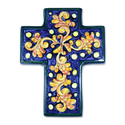 Ceramic cross - Inspiration | NOVICA