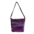 Chenille shoulder bag, 'Purple Magic' - Guatemala Handwoven Shoulder Bag  (image 2a) thumbail