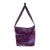 Chenille shoulder bag, 'Purple Magic' - Guatemala Handwoven Shoulder Bag  (image 2c) thumbail