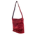 Chenille shoulder bag, 'Love' - Handcrafted Bamboo Chenille Shoulder Bag (image 2b) thumbail