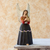 Ceramic figurine, 'Santa Maria Chiquimula' - Fair Trade Central American Angel Ceramic Sculpture thumbail