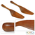 Wood spatulas, 'Sweet Peten' (pair) - Handmade Wood Spatulas (Pair)