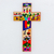 Pinewood cross, 'My Family' - Collectible Religious Wood Wall Cross (image 2) thumbail
