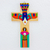 Pinewood cross, 'Holy Spirit' - Handcrafted Central American Religious Wood Cross (image 2) thumbail