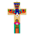 Kiefernholzkreuz 'Heiliger Geist' - Handgefertigtes religiöses Holzkreuz aus Mittelamerika