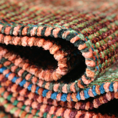 Bufanda de chenilla de rayón - Bufanda de chenilla de rayón hecha a mano artesanal de América Central
