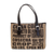 Jute and leather  shoulder bag, 'Clean Coffee' - Recycled Jute and Leather Shoulder Bag from Guatemala (image 2a) thumbail
