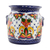 Ceramic flower pot, 'Imperial Garden' - Ceramic flower pot (image 2c) thumbail