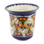 Ceramic flower pot, 'Enchanted Nature' - Ceramic flower pot thumbail