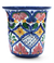 Ceramic flower pot, 'Glorious Spring' - Ceramic flower pot