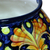 Ceramic flower pot, 'Golden Splendor' - Ceramic flower pot