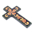 Keramisches Kreuz, 'farbharmonie - handgefertigtes christentum-keramik-wandkreuz