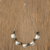 Jade pendant necklace, 'Panajachel Moon' - Collectible Good Luck Sterling Silver Pendant Jade Necklace (image 2) thumbail