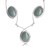 Jade Y necklace, 'Path of Life' - Fair Trade Women's Sterling Silver Pendant Jade Necklace (image 2b) thumbail