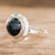 Jade cocktail ring, 'Saturn' - Jade cocktail ring (image 2) thumbail