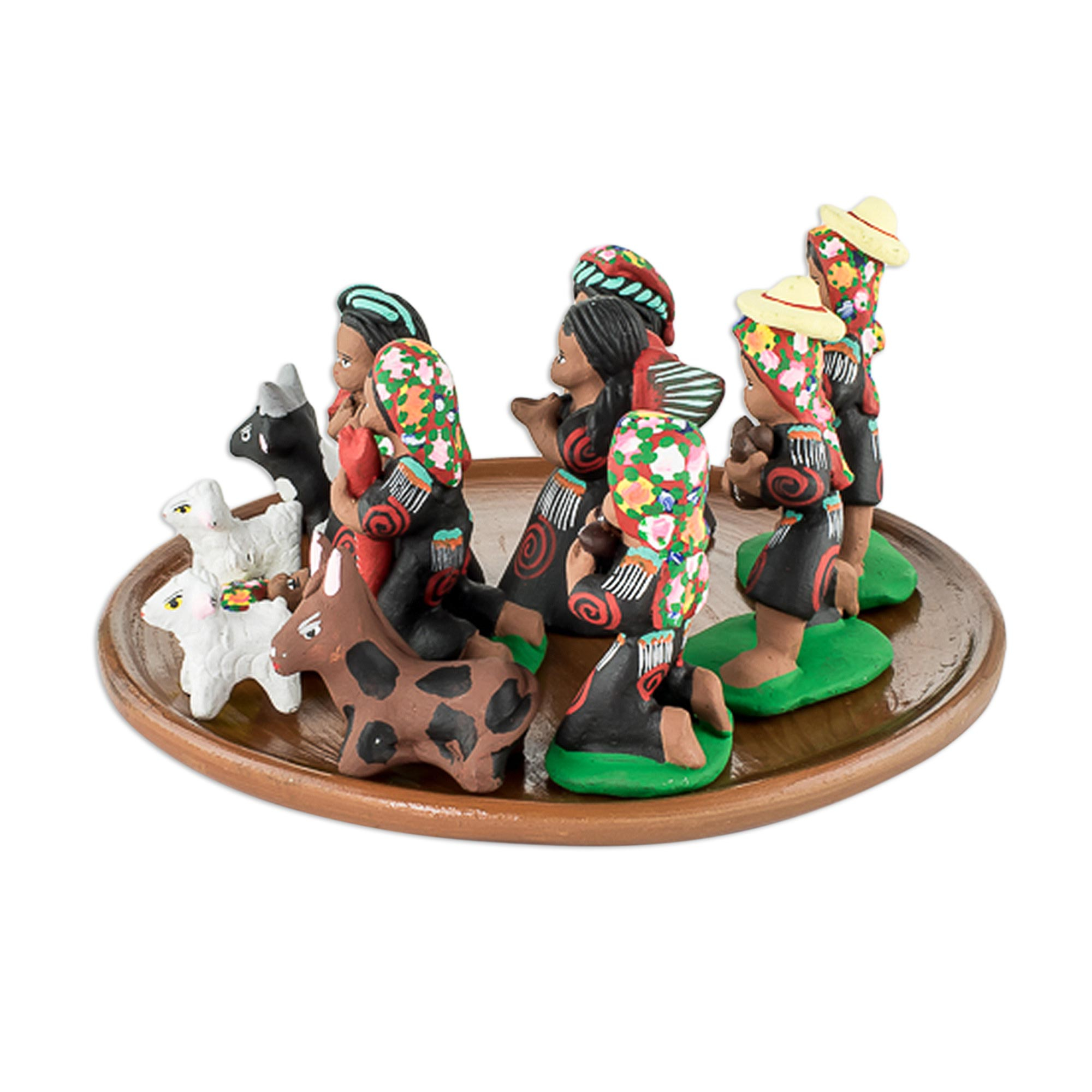 UNICEF Market Ceramic nativity scene (Set of 13