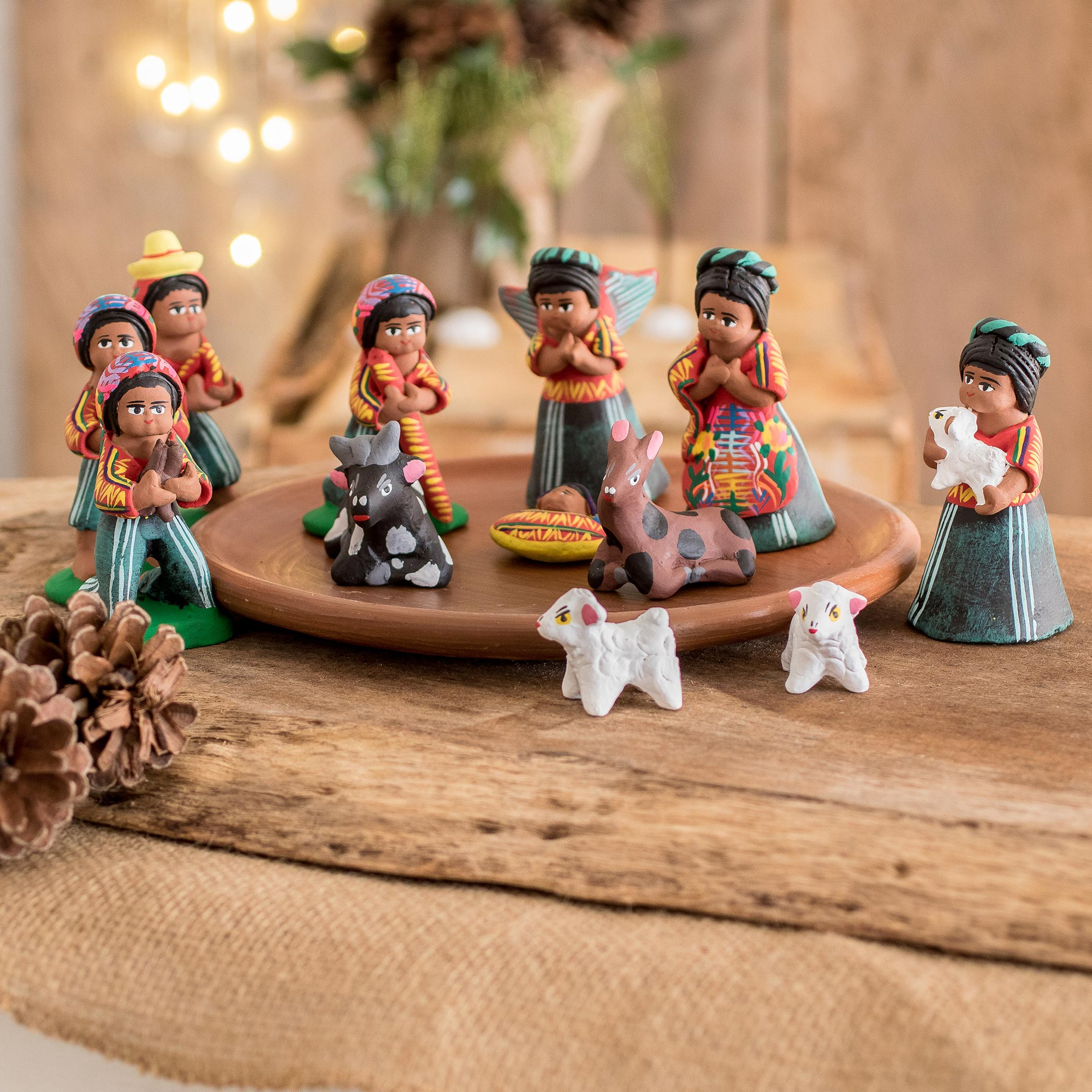 UNICEF Market | Ceramic nativity scene (Set of 13) - Saint Thomas