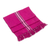 Cotton table runner, 'Jungle Orchid' - Guatemalan Hand Woven Vibrant Purple Cotton Table Runner