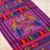 Cotton table runner, 'Lilac Quetzal' - Cotton table runner (image 2c) thumbail