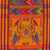 Cotton table runner, 'Sunset Quetzal' - Hand Woven Animal Themed Cotton Table Runner  (image 2d) thumbail