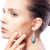 Jade dangle earrings, 'Maya Lance of Life' - Fair Trade Good Luck Sterling Silver Jade Dangle Earrings (image 2j) thumbail