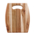 Teak wood cutting board, 'Barrel' - Artisan-Crafted Wooden Cutting Board thumbail