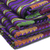 Cotton coverlet, 'Lilac Jade' (twin) - Fair Trade Cotton Embroidered Coverlet (Twin) (image 2c) thumbail