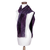 Rayon chenille scarf, 'Orchid Dreamer' - Rayon Chenille Scarf (image 2a) thumbail