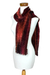 Cotton blend scarf, 'Autumn Dreamer' - Bamboo chenille and cotton scarf (image 2c) thumbail