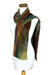 Rayon chenille scarf, 'Summer Dreamer' - Fair Trade Rayon Chenille Scarf