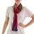 Rayon scarf, 'Solola Fireworks' - Handwoven Bamboo fibre Scarf from Central America (image 2a) thumbail