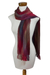 Rayon scarf, 'Solola Fireworks' - Handwoven Rayon Scarf from Central America (image 2d) thumbail