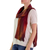 Rayon scarf, 'Solola Sunset' - Handcrafted Red Ombre Bamboo fibre Scarf (image 2c) thumbail