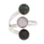 Jade wrap ring, 'Peace, Love and Harmony' - Handmade Sterling Silver Jade Wrap Ring thumbail