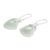 Jade heart earrings, 'Heavenly Love' - Artisan Crafted Heart Shaped Jade Dangle Earrings (image 2c) thumbail