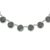 Jade link necklace, 'Square Circle' - Sterling Silver Jade Link Necklace thumbail