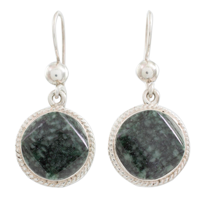 Jade dangle earrings