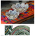 Recycled paper baskets, 'Floral Spin' (pair) - Recycled paper baskets (Pair) thumbail