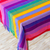 Cotton tablecloth, 'Colors of Life' - Cotton tablecloth (image 2) thumbail